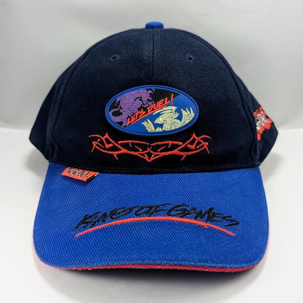 Vintage Yu Gi Oh Duel King Of Games 1996 Youth Boys 90s Anime Strapback Hat Cap